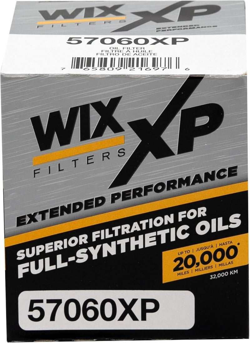 Wix 57060XP فلتر زيت بديل، مصمم للزيوت الاصطناعية - متوافق مع العديد من سيارات بويك، شيفروليه، جنرال موتورز، هامر، ساتورن، ساب، دودج، كرايسلر، جيب (07-15) - Image 3